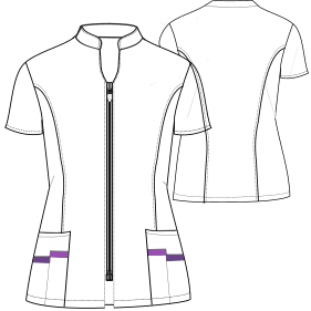 Fashion sewing patterns for UNIFORMS Jackets Nurse Jacket 9272